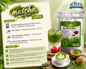 công thức matcha dùng tại quán tra sua